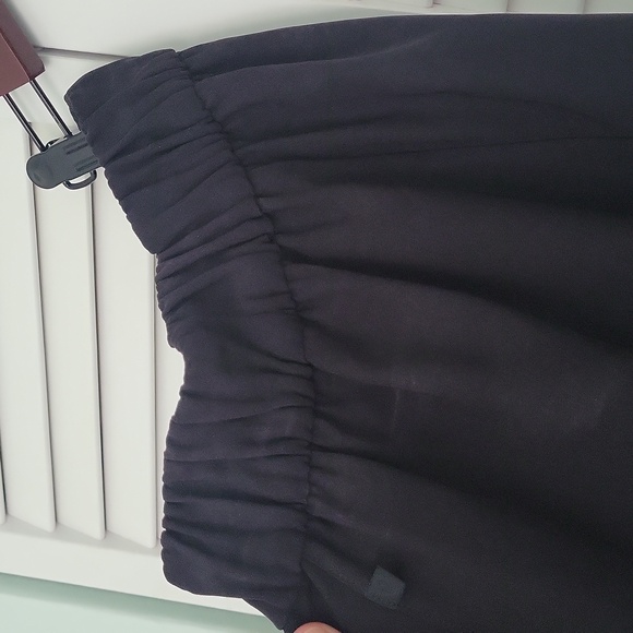 Worn once! Wide leg high rise sport dress pants with tie elastic waist. - Picture 8 of 10
